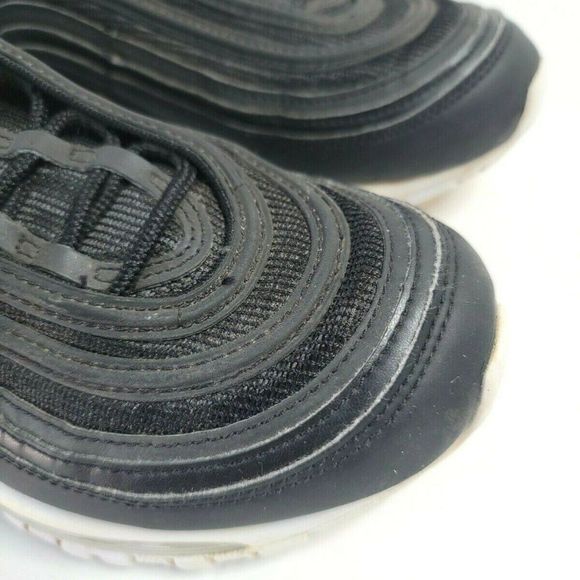 Nike Air Max 97 Men's Shoes Size 6 Triple Black Lace Up Sneakers 921826-001 - Picture 8 of 12